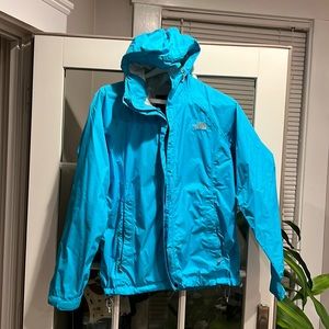 Women’s north face raincoat